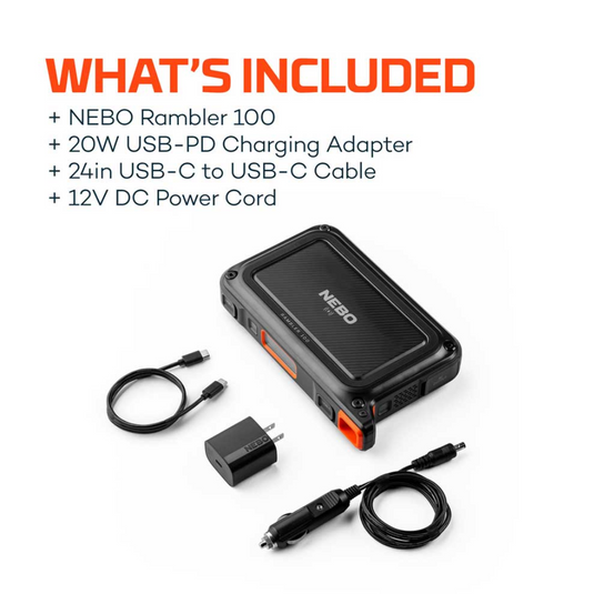 NEBO RAMBLER 100 akujaam 26 000 mAh