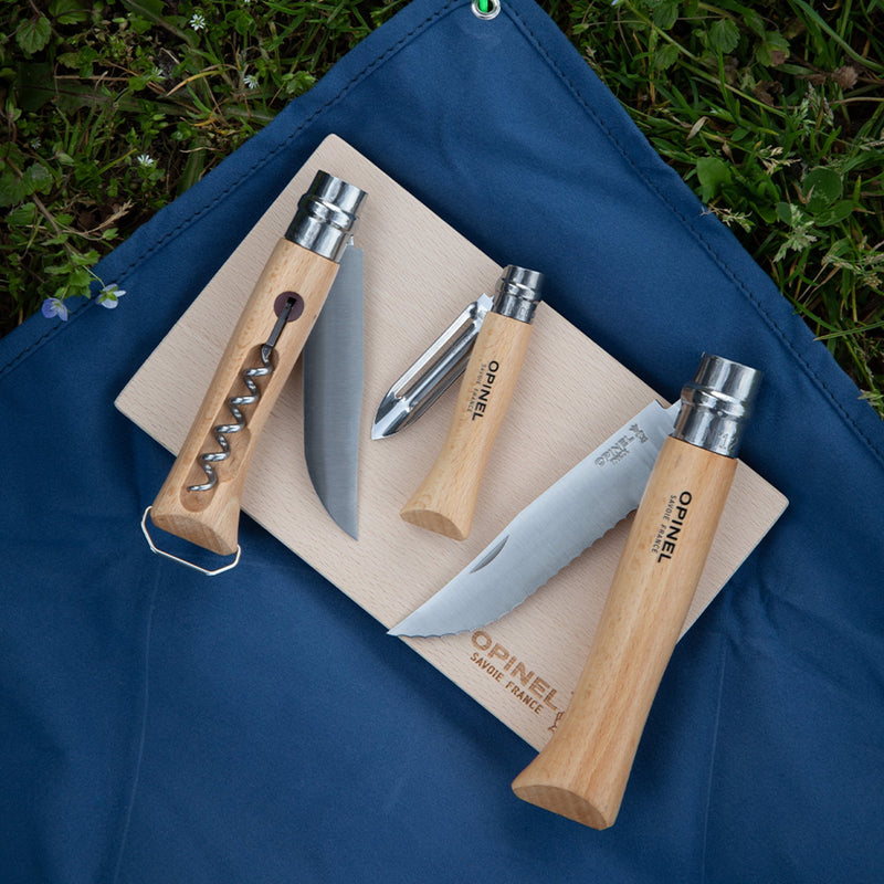 Load image into Gallery viewer, Opinel NOMAD Cooking Kit with Corkscrew Bottle Opener
