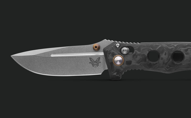 Load image into Gallery viewer, Benchmade MINI ADAMAS | MARBLED CARBON FIBER
