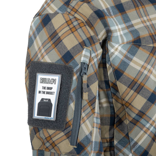 Helikon MBDU Flannel Slate Blue Checkered särk