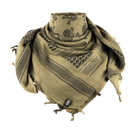 M-Tac Shemagh Scarf Pirate Skull Olive/Black