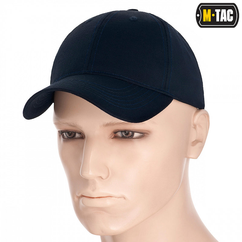 Laadige pilt galerii vaatajasse, M-Tac baseball cap Flex Rip-Stop Dark Navy Blue
