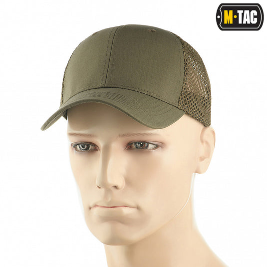 M-Tac Mesh Flex Ripstop Baseball Cap Dark Olive