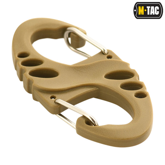 M-Tac Plastic S-Hook Carabiner Coyote