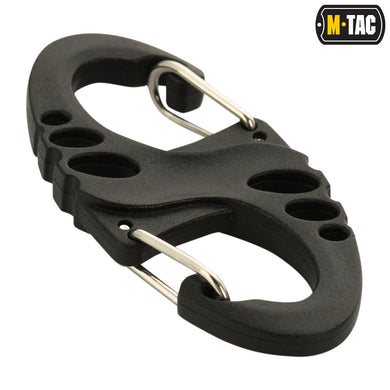 M-Tac Plastic S-Hook Carabiner Black