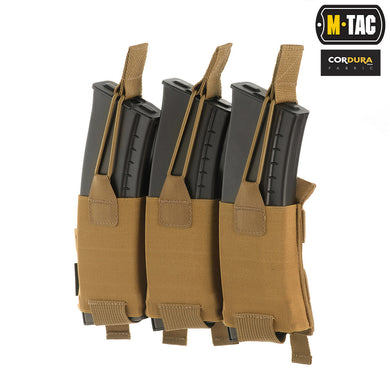 M-Tac elastic pouch for 3 magazines Elite Coyote