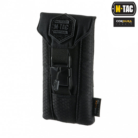 M-Tac Smartphone Pouch Elite Medium Hex Black