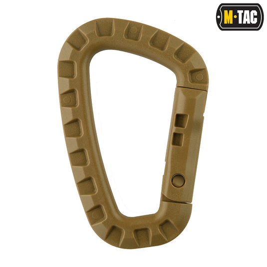 M-Tac Plastic Carabiner Coyote