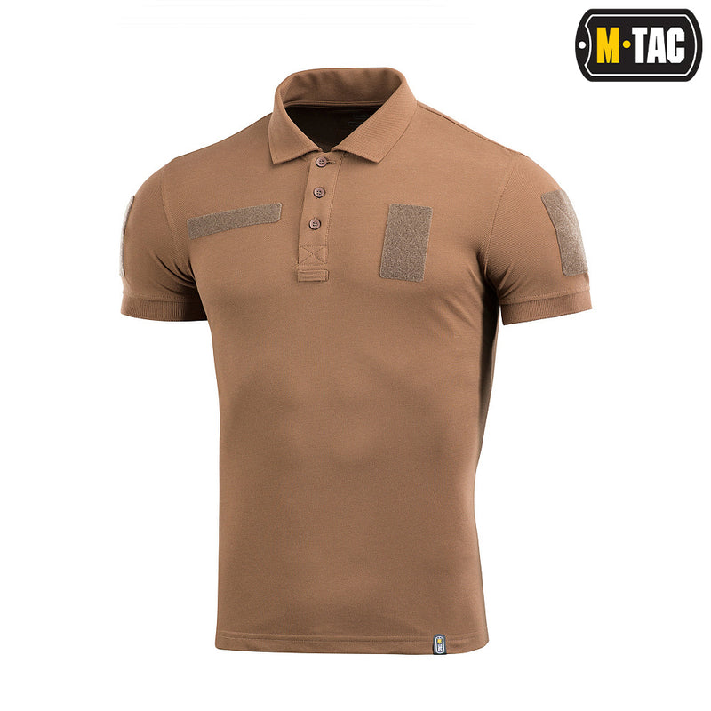 Laadige pilt galerii vaatajasse, M-Tac Tactical Polo Shirt 65/35 Coyote Brown
