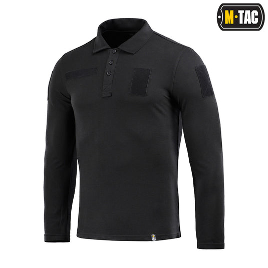 M-Tac Tactical Polo Shirt Long Sleeve 65/35 Black