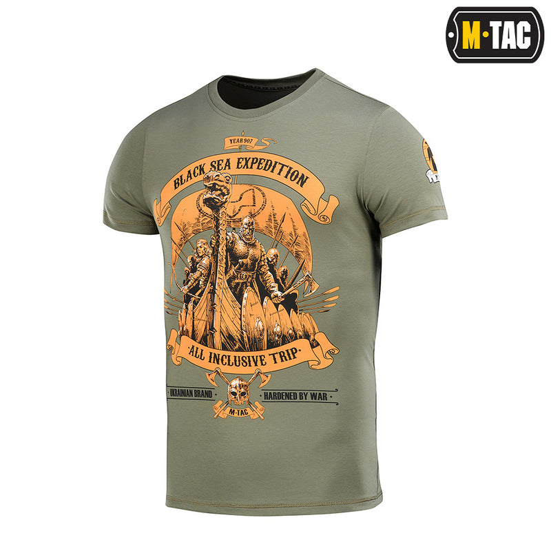 Load image into Gallery viewer, M-Tac T-shirt Black Sea Expedition Light Olive
