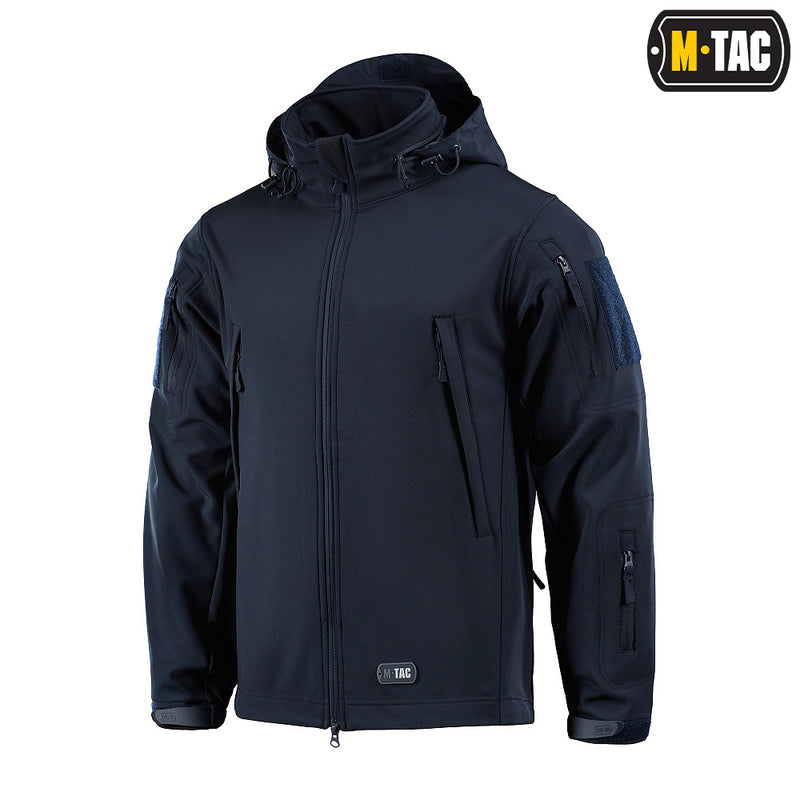 Load image into Gallery viewer, M-Tac Soft Shell Jacket Navy Blue
