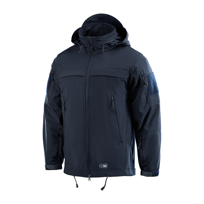 Load image into Gallery viewer, M-Tac Soft Shell Police jacket Dark Navy Blue
