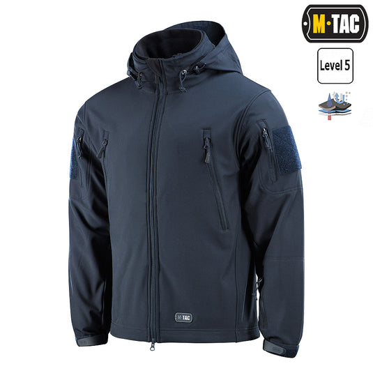 M-Tac Softshell Jacket with liner Dark Navy Blue