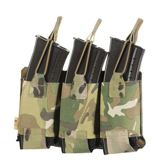 M-Tac Pouch Elastic Triple Magazine Elite Laser Cut Multicam