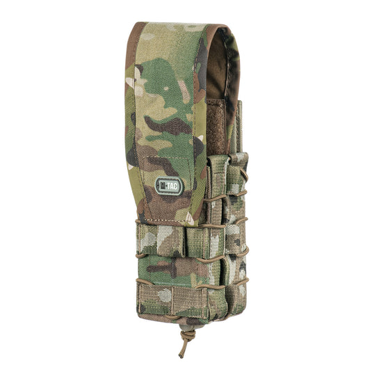 M-Tac Double AK Mag Pouch with Cover Gen.III Multicam