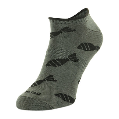 M-Tac Lightweight Summer Socks Mortar Bombs Olive