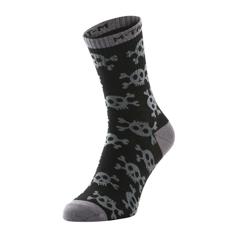 Load image into Gallery viewer, M-Tac Socks Lightweight Mk.3 Pirate Skull Black
