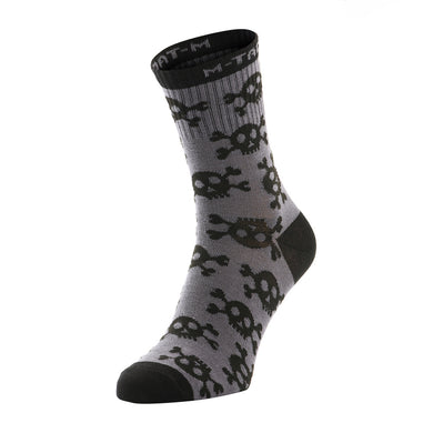 M-Tac Socks Lightweight Mk.3 Pirate Skull Dark Grey