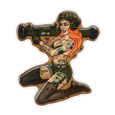 M-Tac sticker Tactical girl #10 AT4 tattoo