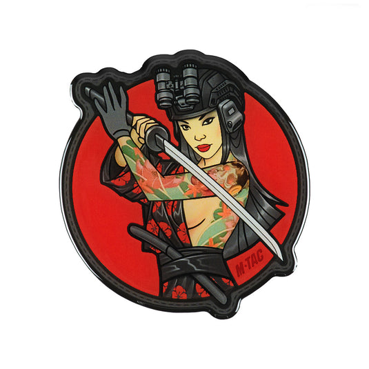 M-Tac Sticker Tactical Girl #3 Skull on Shoulder