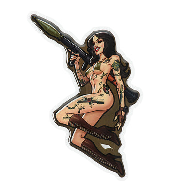 M-Tac sticker Tactical girl #9 RPG Hooligan