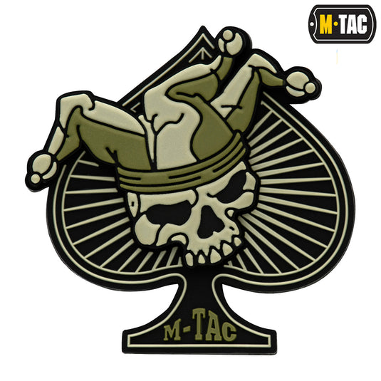 M-Tac patch Ace of Spades 3D PVC Black/Olive