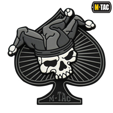 M-Tac patch Ace of Spades 3D PVC Black/White