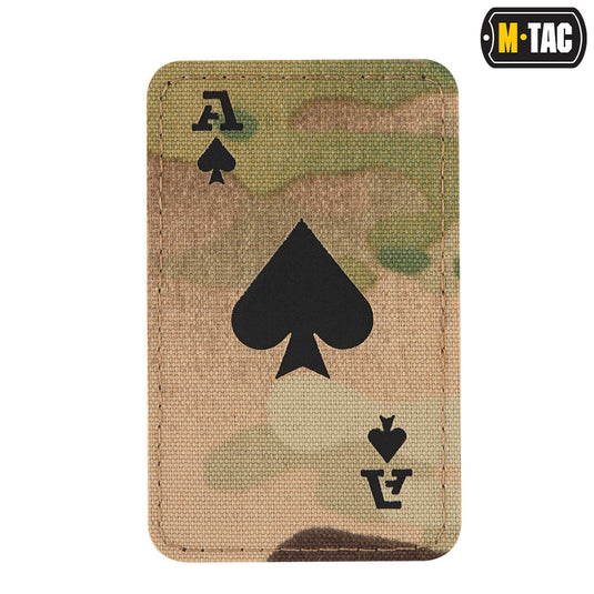 M-Tac patch Ace of Spades Laser Cut Multicam/Black