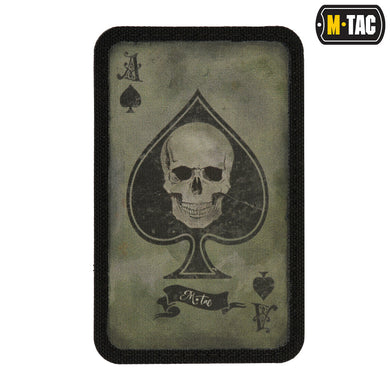 M-Tac patch Ace of Spades Ranger Green/Black