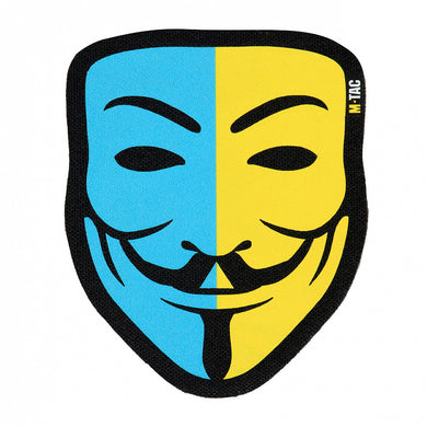 M-Tac patch Anonymous Black/Yellow/Blue