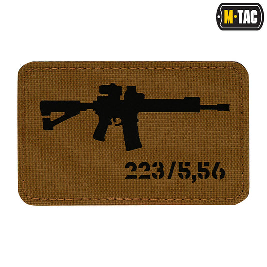 M-Tac patch AR-15 223/5,56 Laser Cut Coyote/Black