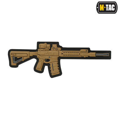 M-Tac patch AR-15 3D PVC Coyote