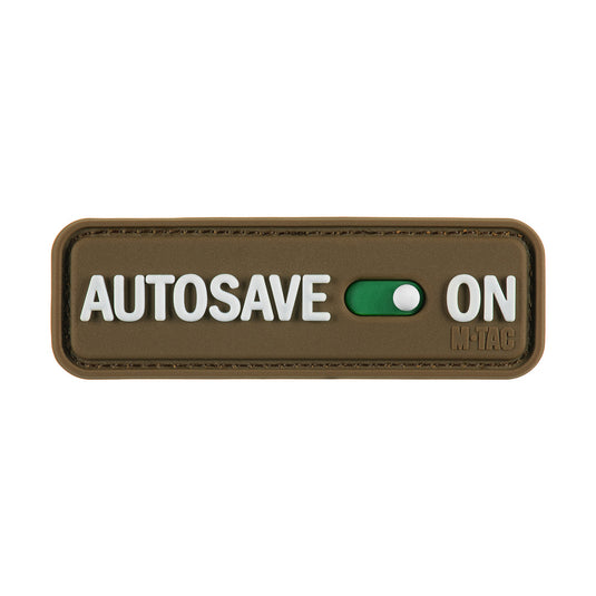 M-Tac Patch Autosave PVC Coyote