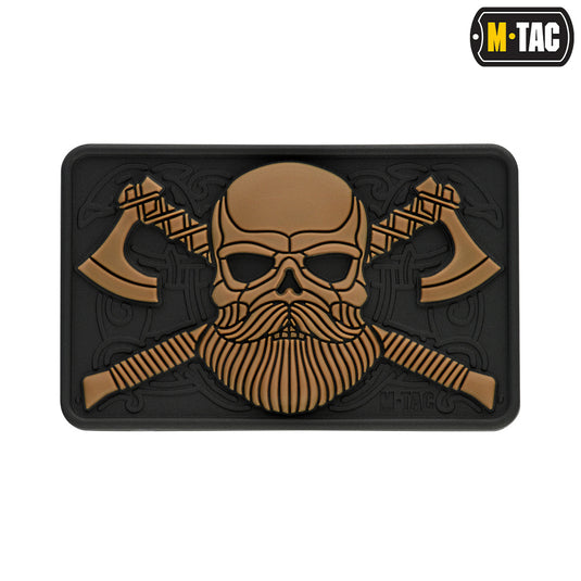 M-tac bearded skull 3D PVC Black/Coyote