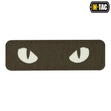 M-Tac patch Cat Eyes Laser Cut Ranger Green/gid