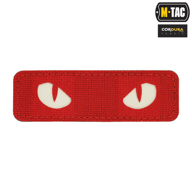 M-Tac patch Cat Eyes Laser Cut Red/White