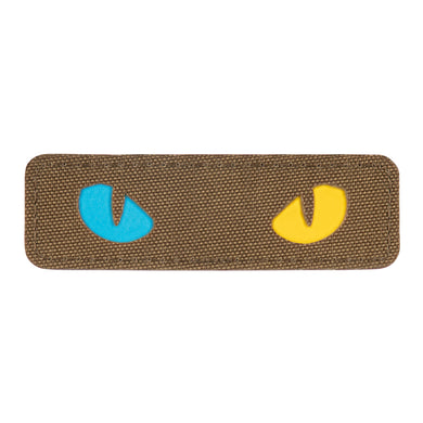 M-Tac Patch Cat Eyes Laser Cut Coyote/Yellow/Blue