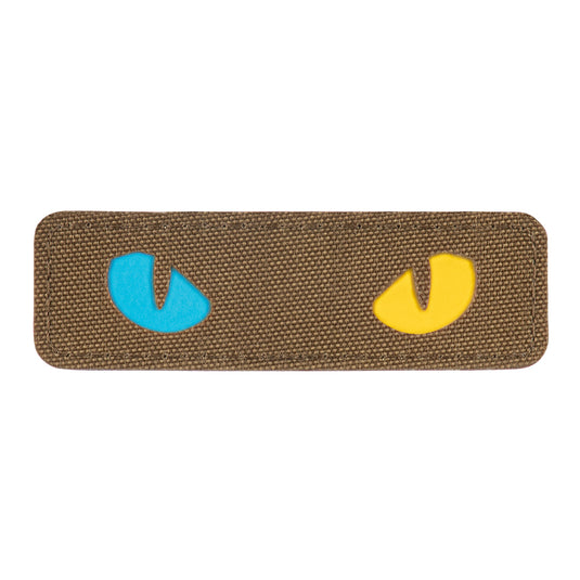 M-Tac Patch Cat Eyes Laser Cut Coyote/Yellow/Blue