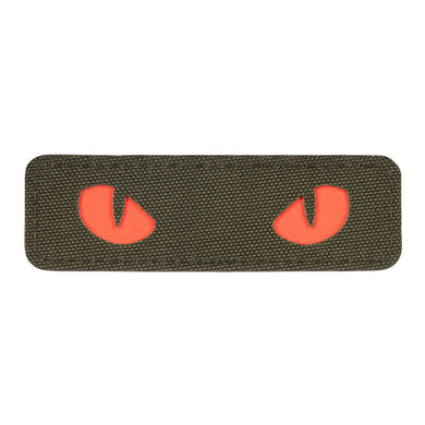 M-Tac Patch Cat Eyes Laser Cut Ranger Green/Red