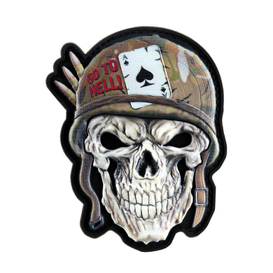 M-Tac Patch Helmet Skull Coyote