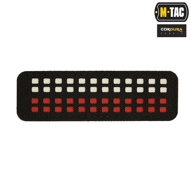 M-Tac patch flag (mini squares) Laser Cut Black/White/Red