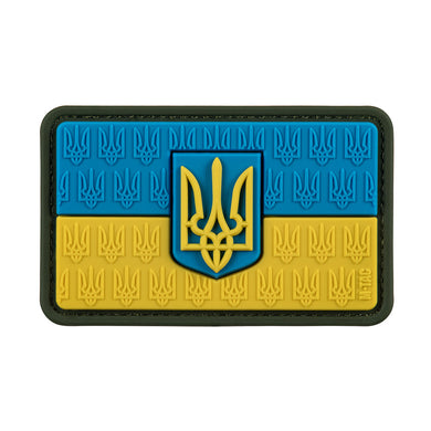 M-Tac Patch the flag of Ukraine with the coat of arms in relief PVC