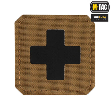 M-Tac Patch Medic Cross Laser Cut Coyote/Black