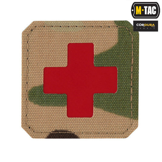 M-Tac Patch Medic Cross Laser Cut Multicam/Red