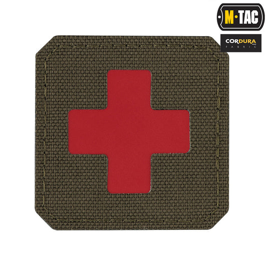 M-Tac patch Medic Cross Laser Cut Ranger Green/Red