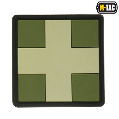 M-Tac patch Medic Cross Square PVC olive