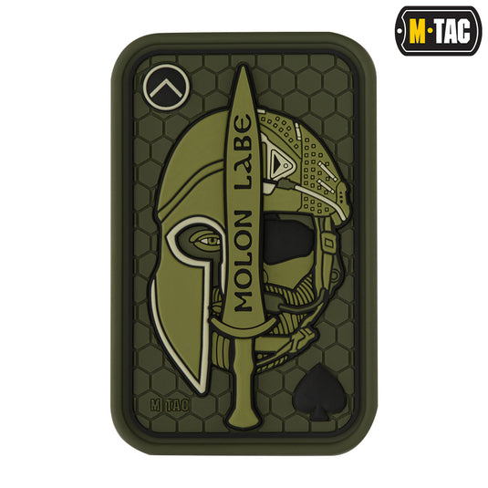 M-Tac patch Molon Labe Ace 3D PVC olive