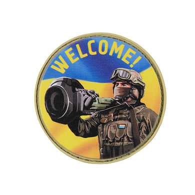 M-Tac Patch NLAW Says Welcome PVC