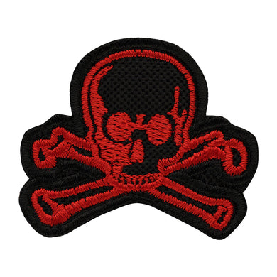 M-Tac patch Old Skull Red/Black